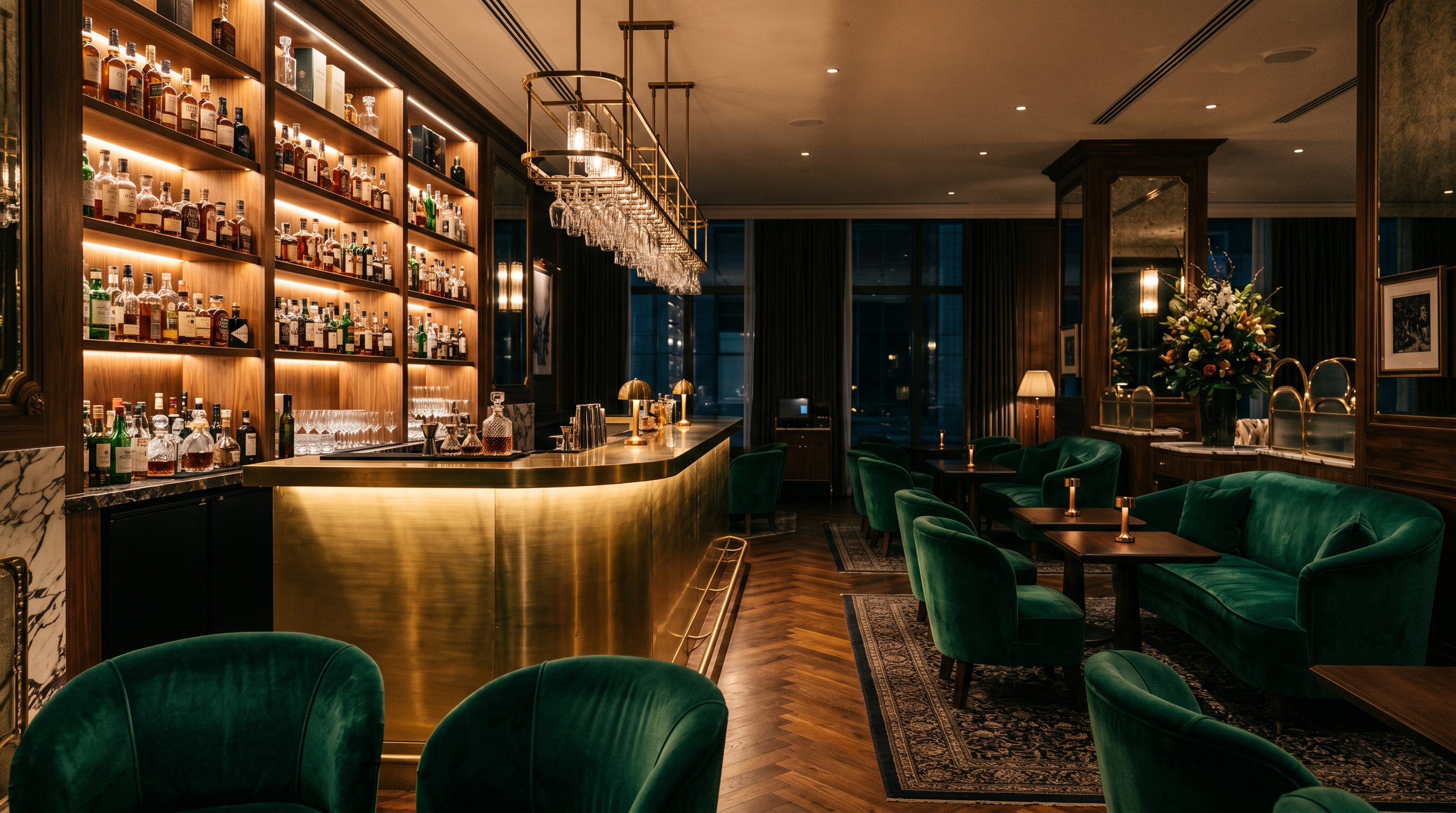 Hotel bar and lounge